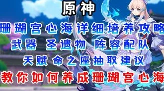 珊瑚宫心海角色全面培养攻略：高效养成阵容推荐，网友热议实用心得分享