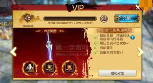 诛仙手游首充VIP超值惊喜价曝光！VIP1特权表大放送，更有额外福利等你领！