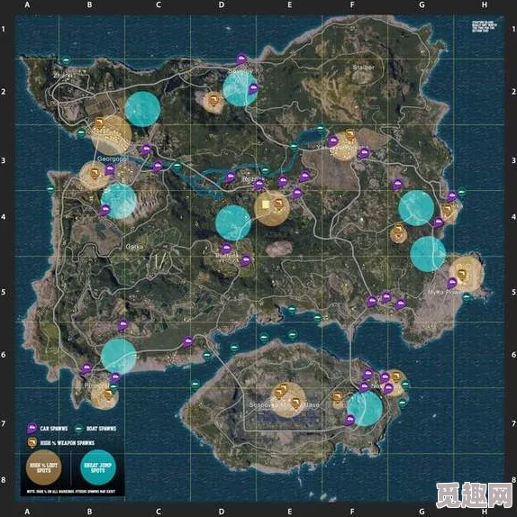 2025年PUBG全图最新固定刷车点揭秘：热门跳伞区域与战术布局指南