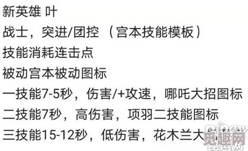 王者荣耀新英雄叶，技能详解及实战应用指南